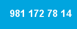 981 172 78 14